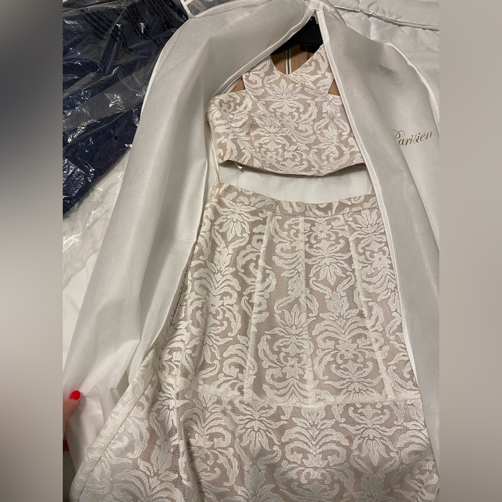 BCBG maxazria two piece set, size small, for bridal or engagement party